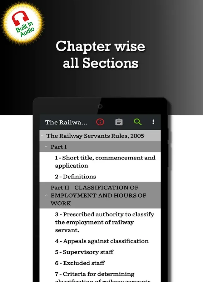 Railway Servants Rules 2005 | Indus Appstore | Screenshot