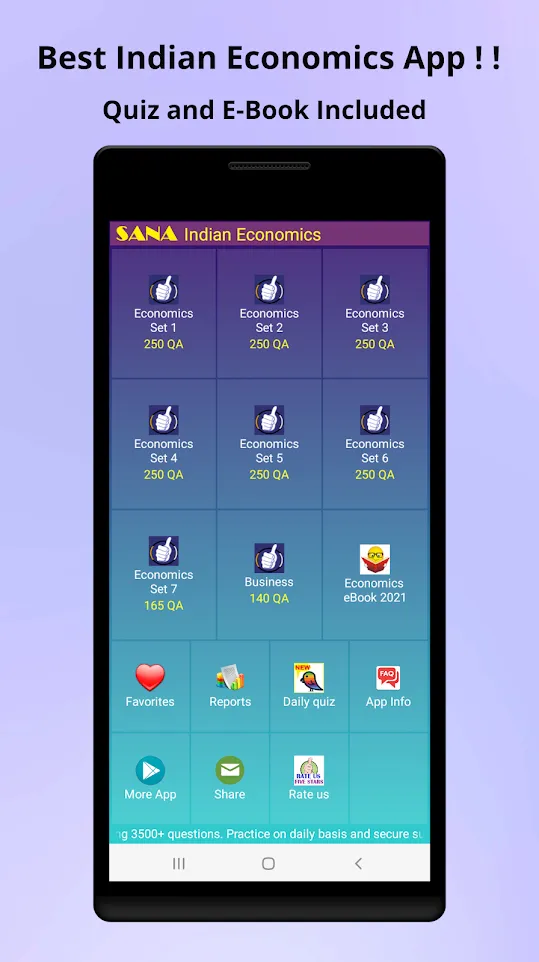 Indian Economics Quiz | Indus Appstore | Screenshot