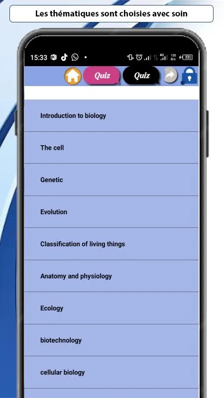 Biology lessons | Indus Appstore | Screenshot