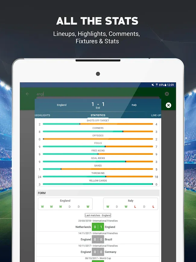 SKORES - Live Football Scores | Indus Appstore | Screenshot