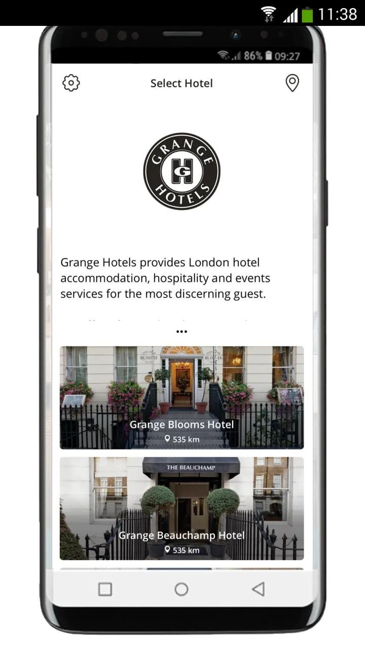 Grange Hotels | Indus Appstore | Screenshot