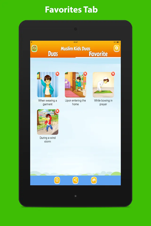 Daily duas for kids Muslim dua | Indus Appstore | Screenshot