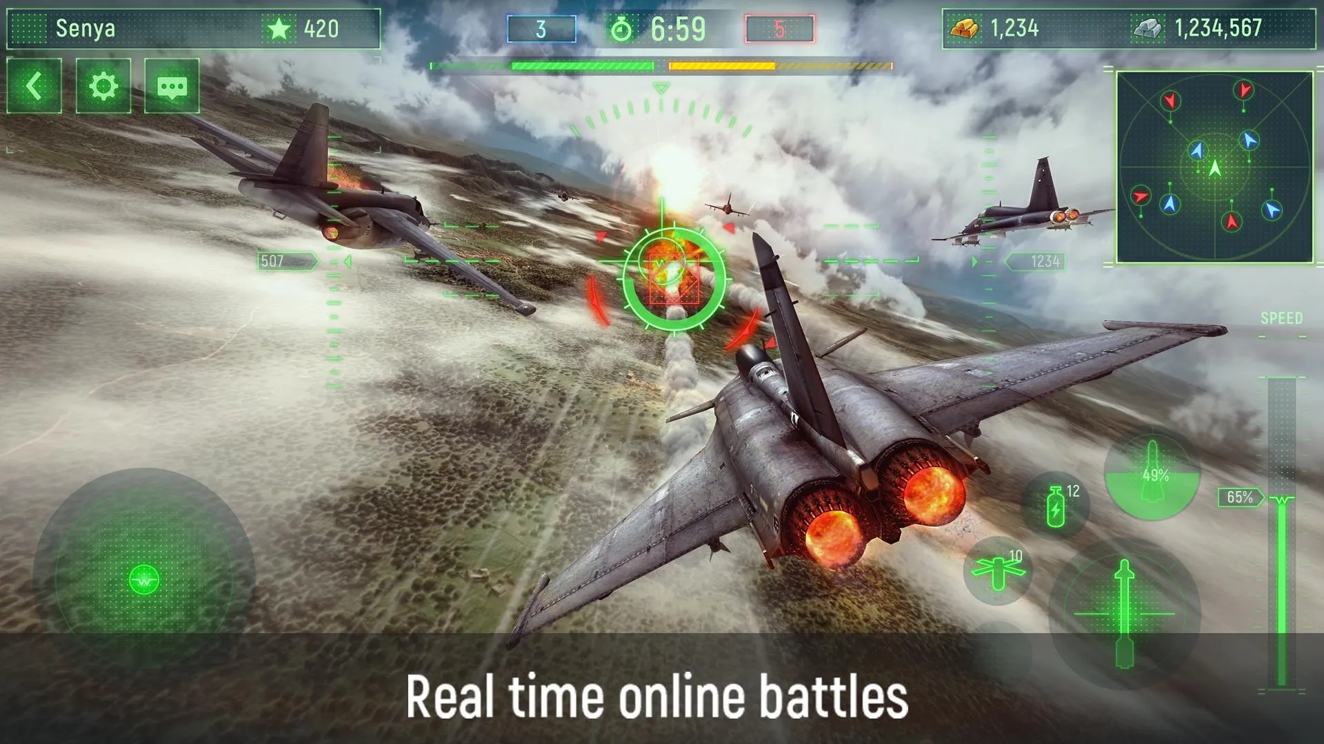 Wings of War: Airplane games | Indus Appstore | Screenshot