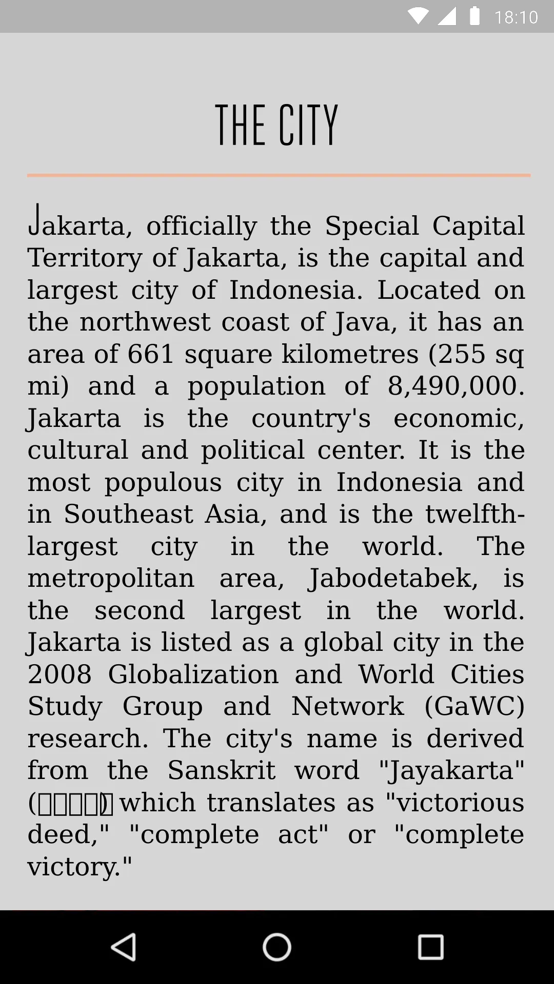 Jakarta Travel Guide | Indus Appstore | Screenshot