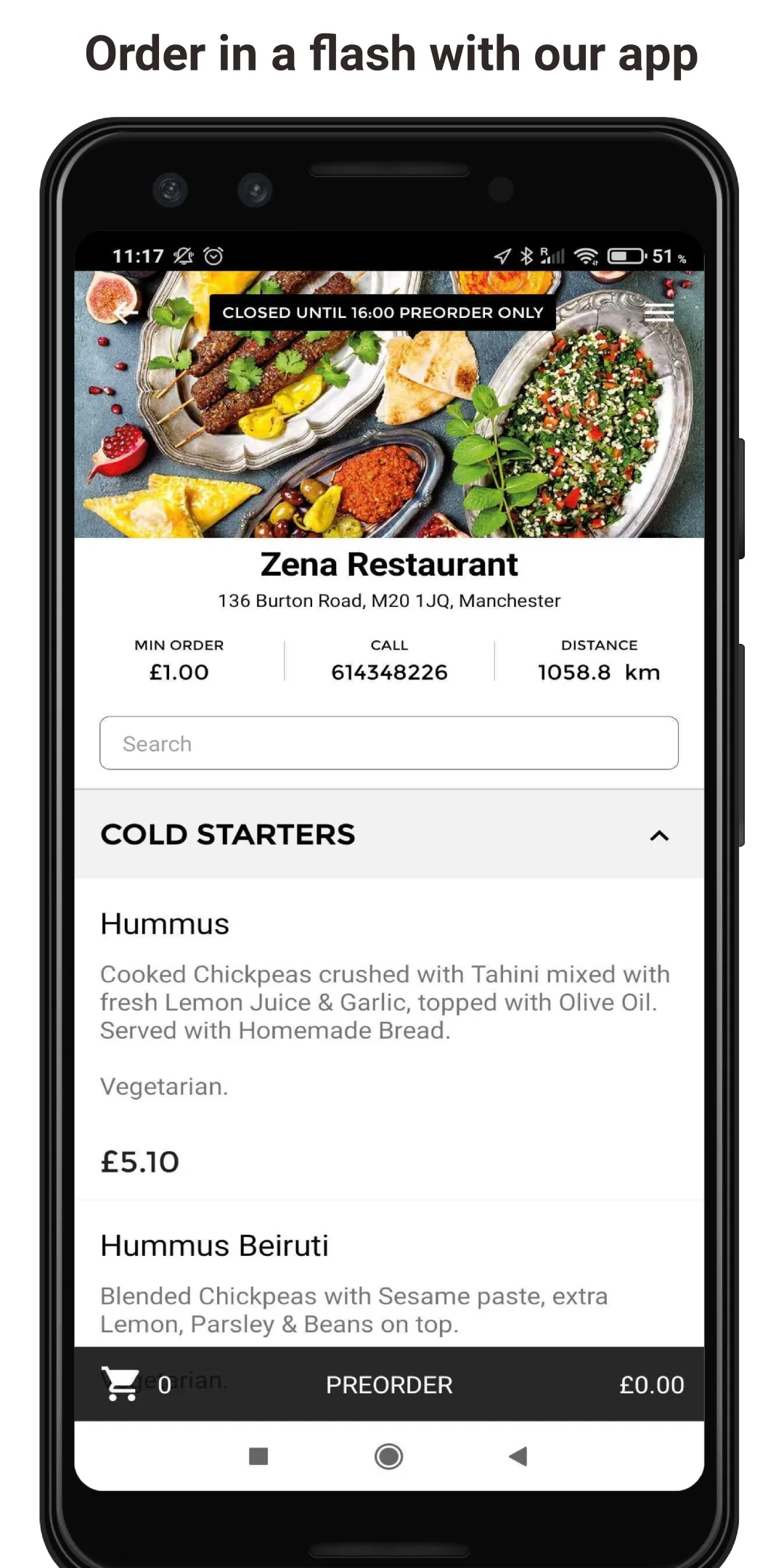 Zena Restaurant | Indus Appstore | Screenshot