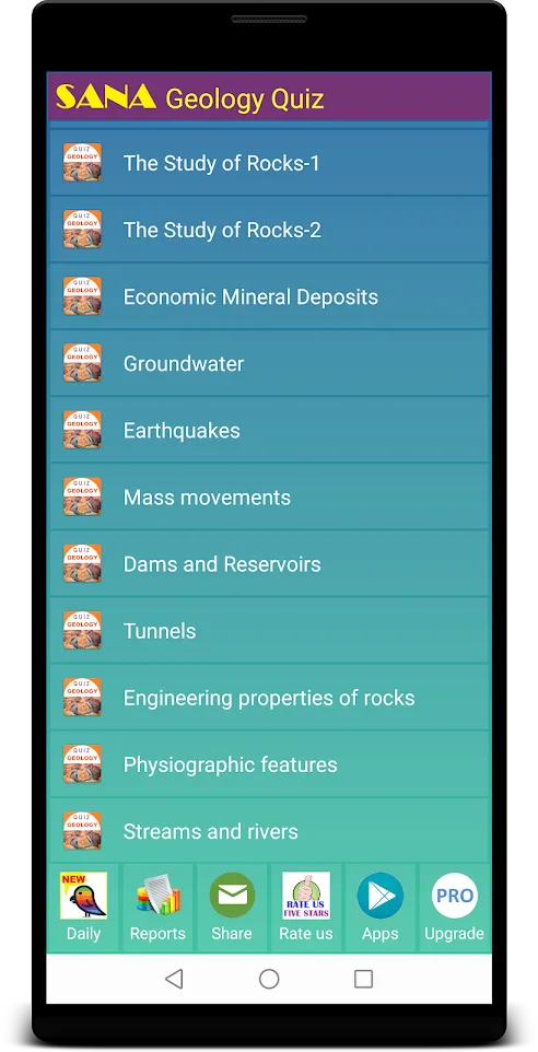 Geology Quiz | Indus Appstore | Screenshot