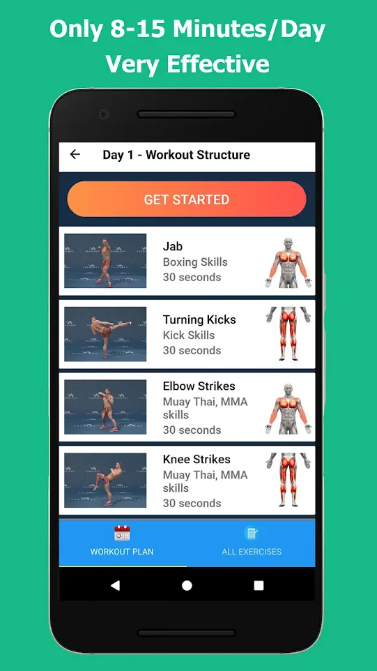 Kickboxing - Fitness Workout | Indus Appstore | Screenshot