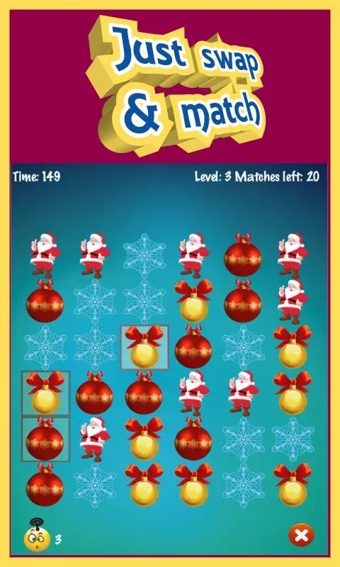 Christmas Match 3 Puzzle Game | Indus Appstore | Screenshot