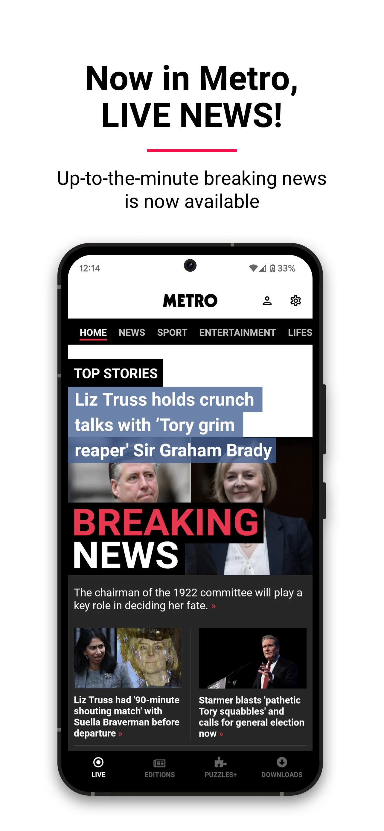 Metro | World and UK news app | Indus Appstore | Screenshot