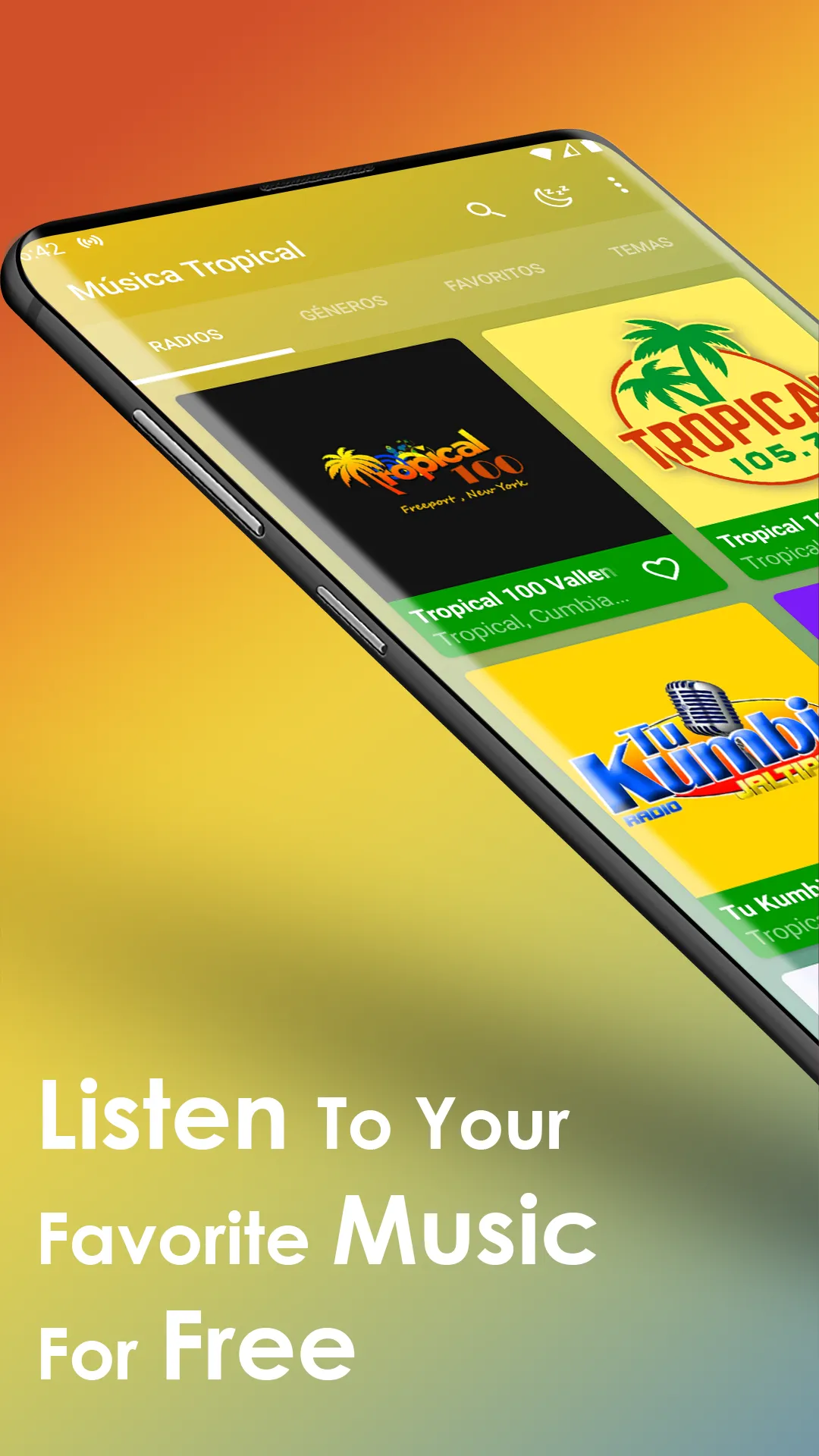 Tropical Music Radios | Indus Appstore | Screenshot