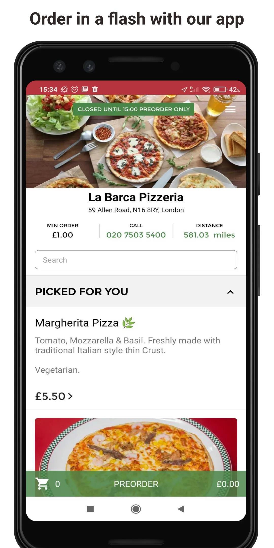 La Barca Pizzeria | Indus Appstore | Screenshot