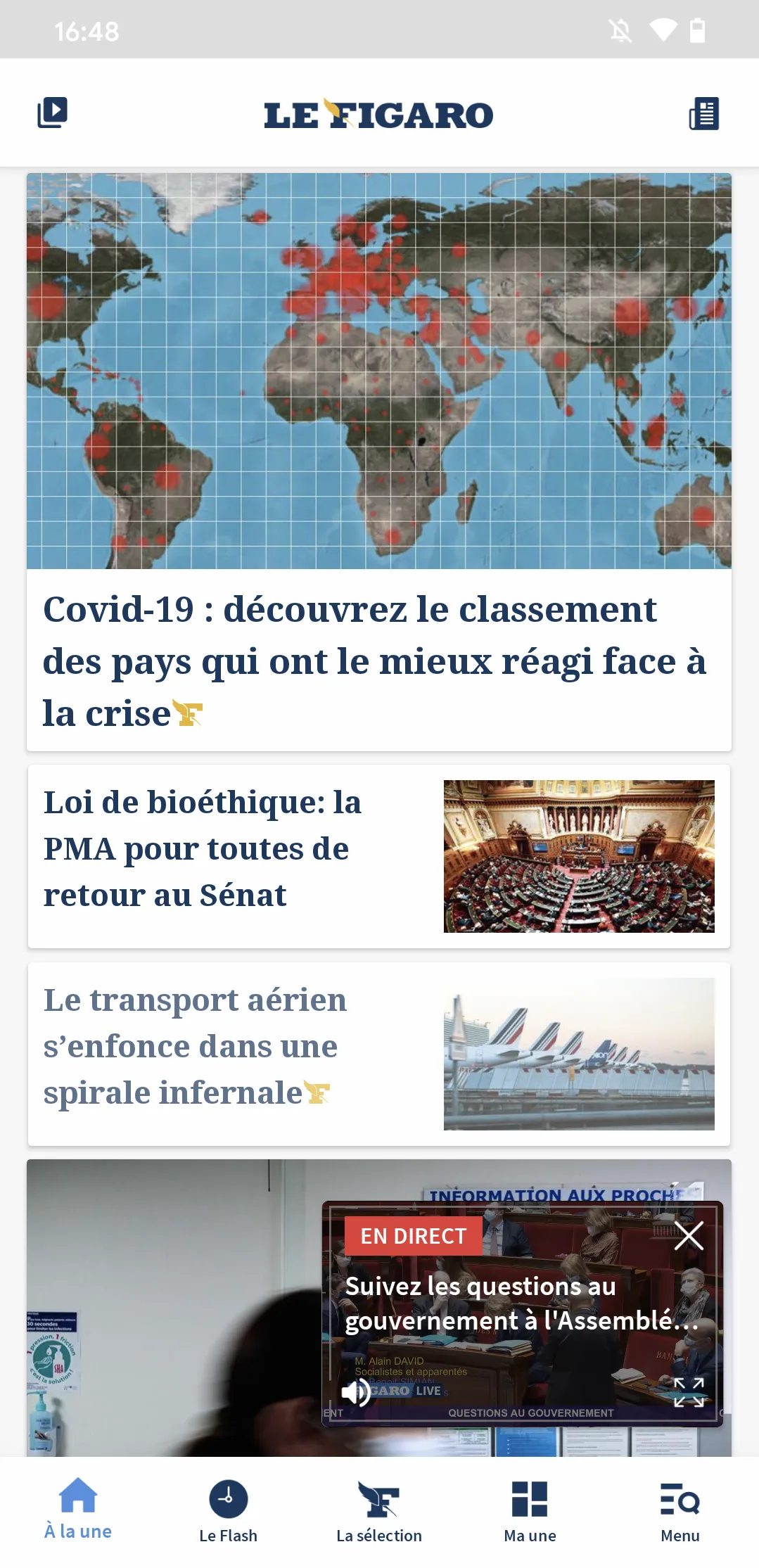 Le Figaro.fr: Actu en direct | Indus Appstore | Screenshot