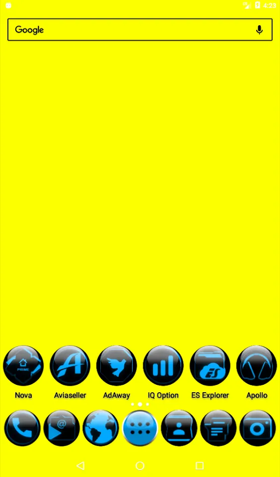 Blue Glass Orb Icon Pack | Indus Appstore | Screenshot