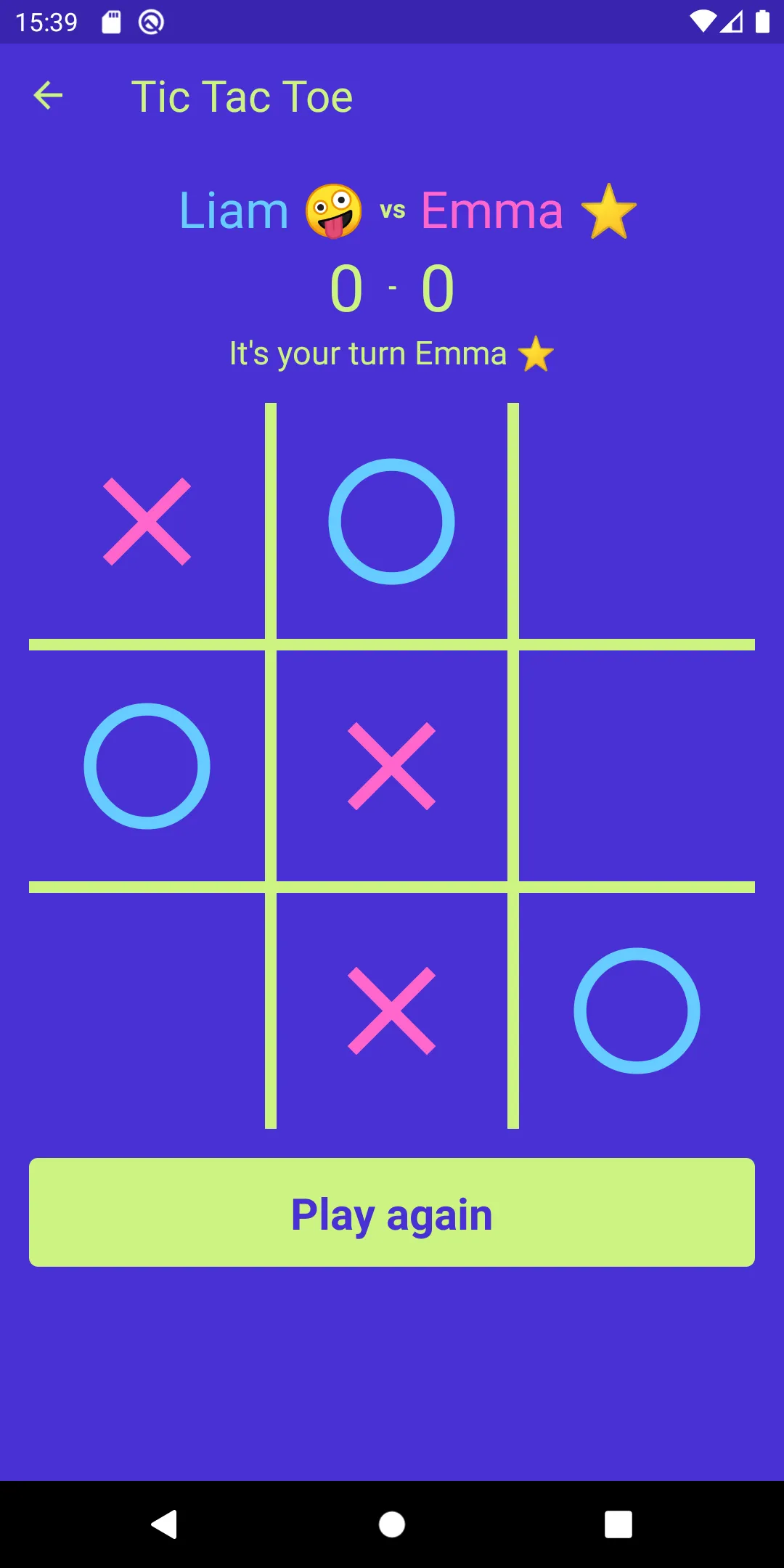 Tic Tac Toe 3 In A Row X and O | Indus Appstore | Screenshot