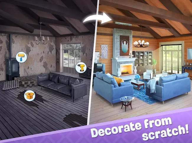 Merge Design: Home Restoration | Indus Appstore | Screenshot