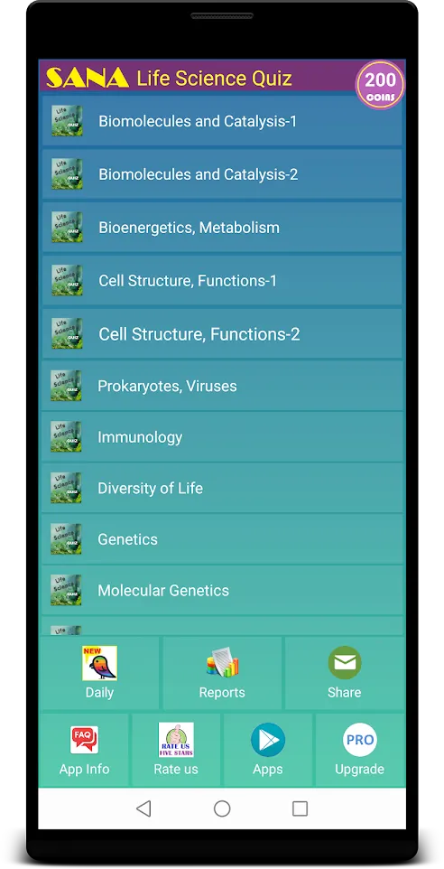 Life Science Quiz | Indus Appstore | Screenshot