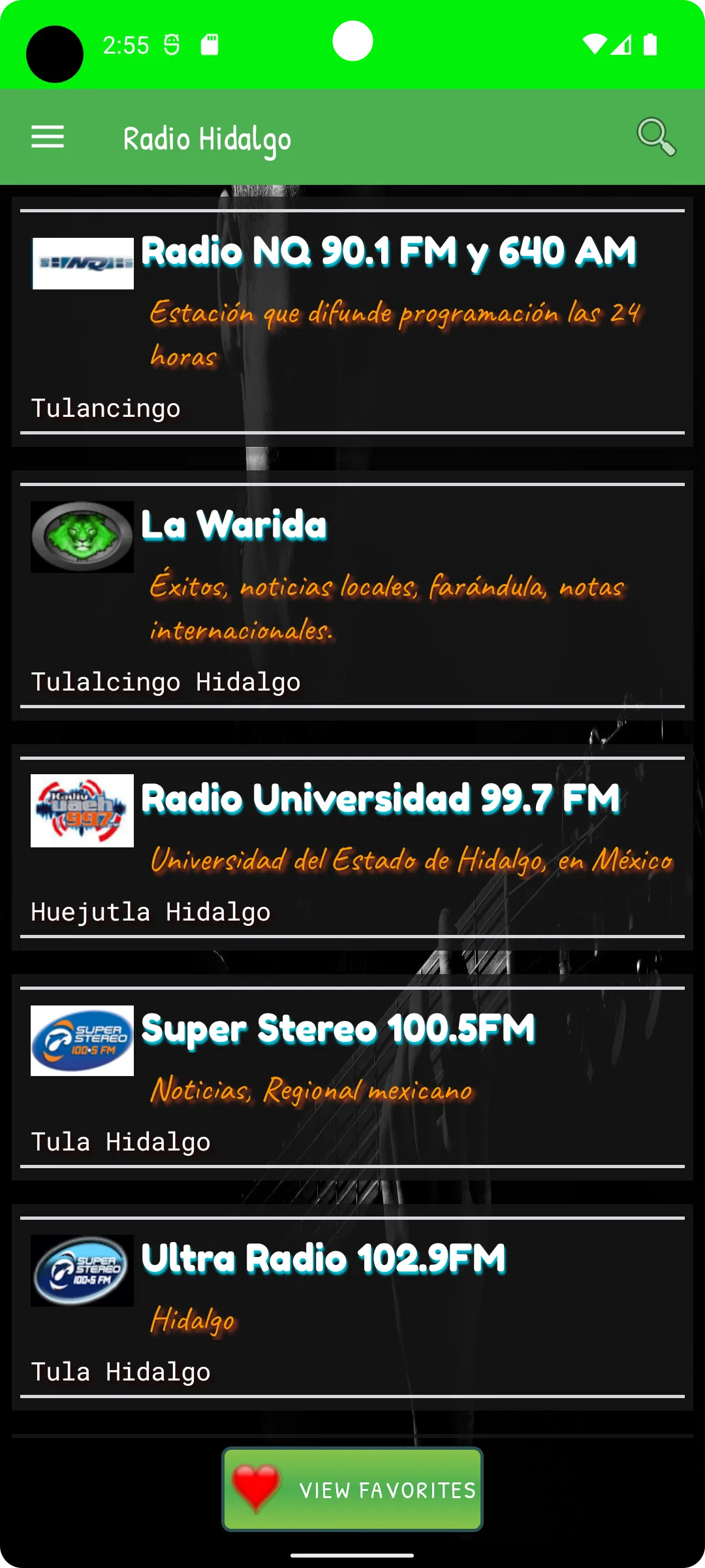 Radio Hidalgo, stations Mexico | Indus Appstore | Screenshot