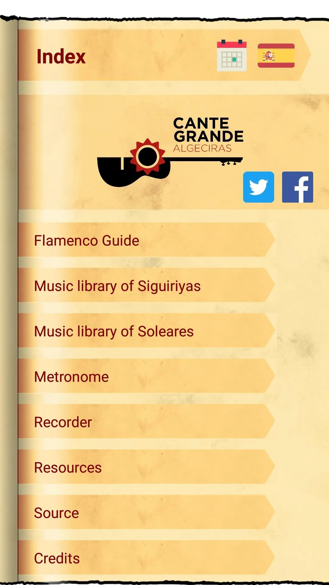 Flamenco Cante Grande | Indus Appstore | Screenshot