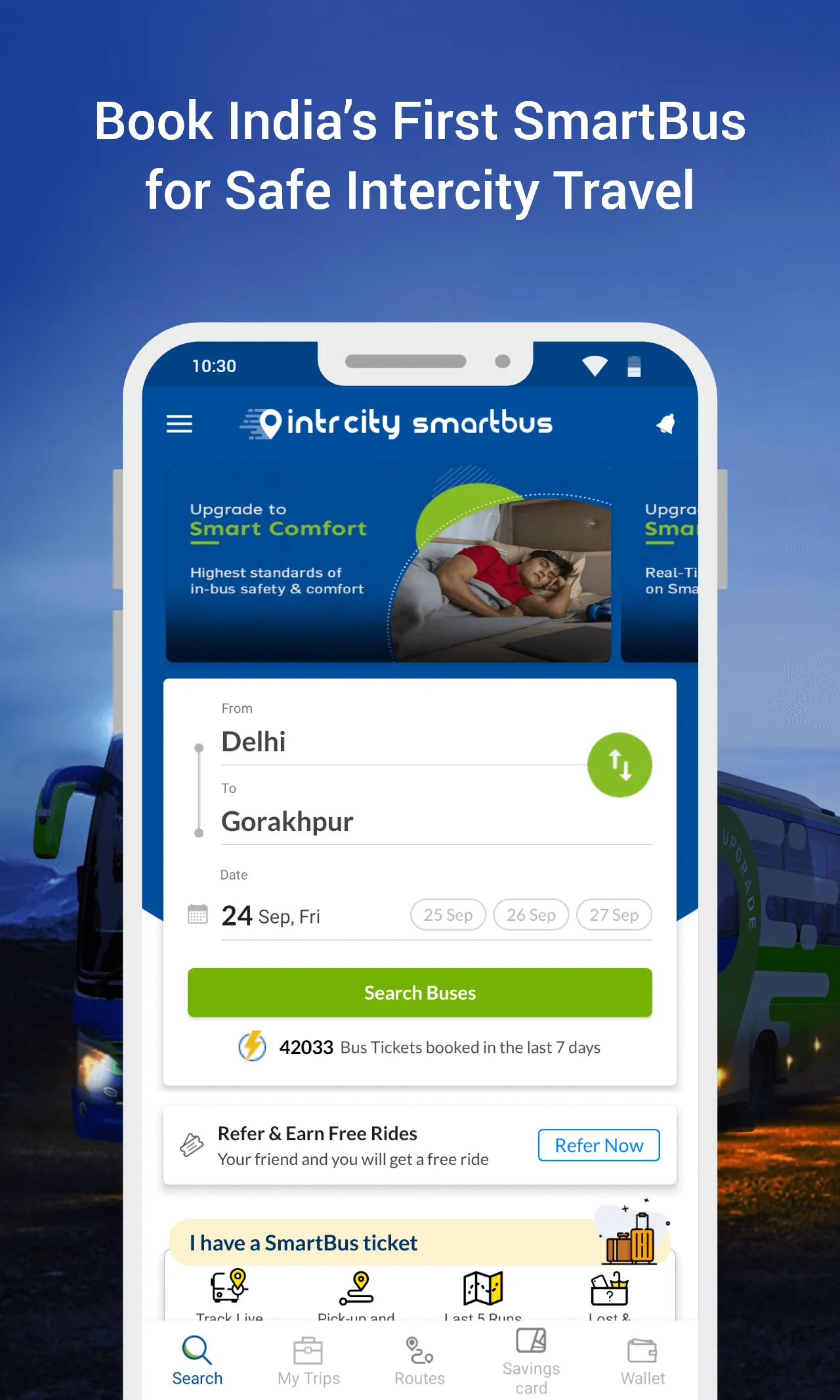 IntrCity: Bus Ticket Booking | Indus Appstore | Screenshot