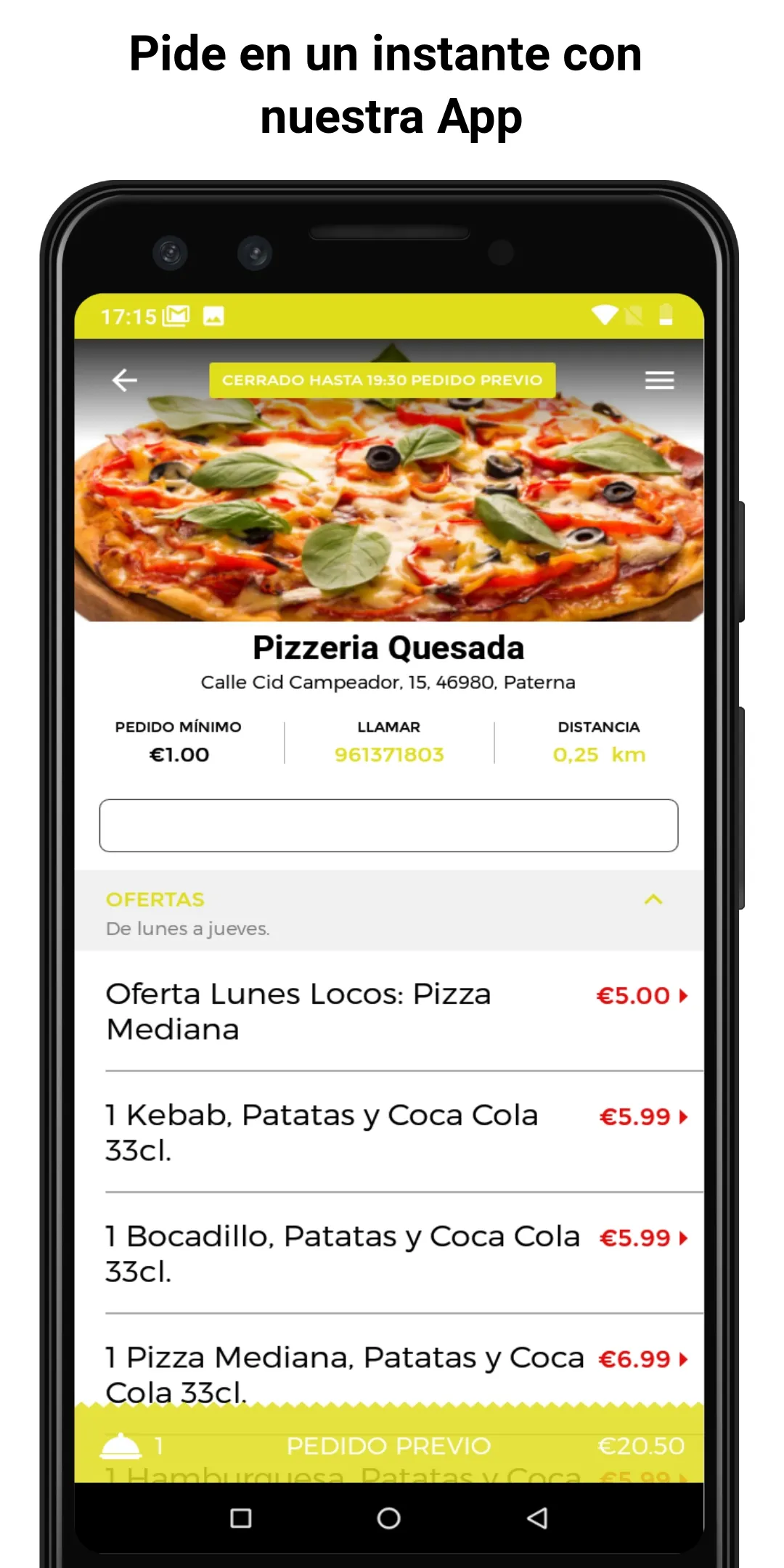 Pizzeria Quesada | Indus Appstore | Screenshot