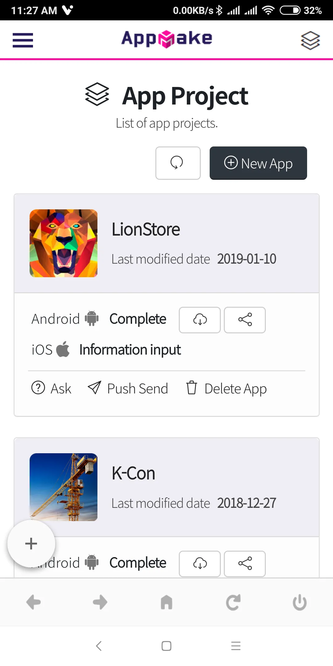 AppMake - Hybrid app maker | Indus Appstore | Screenshot