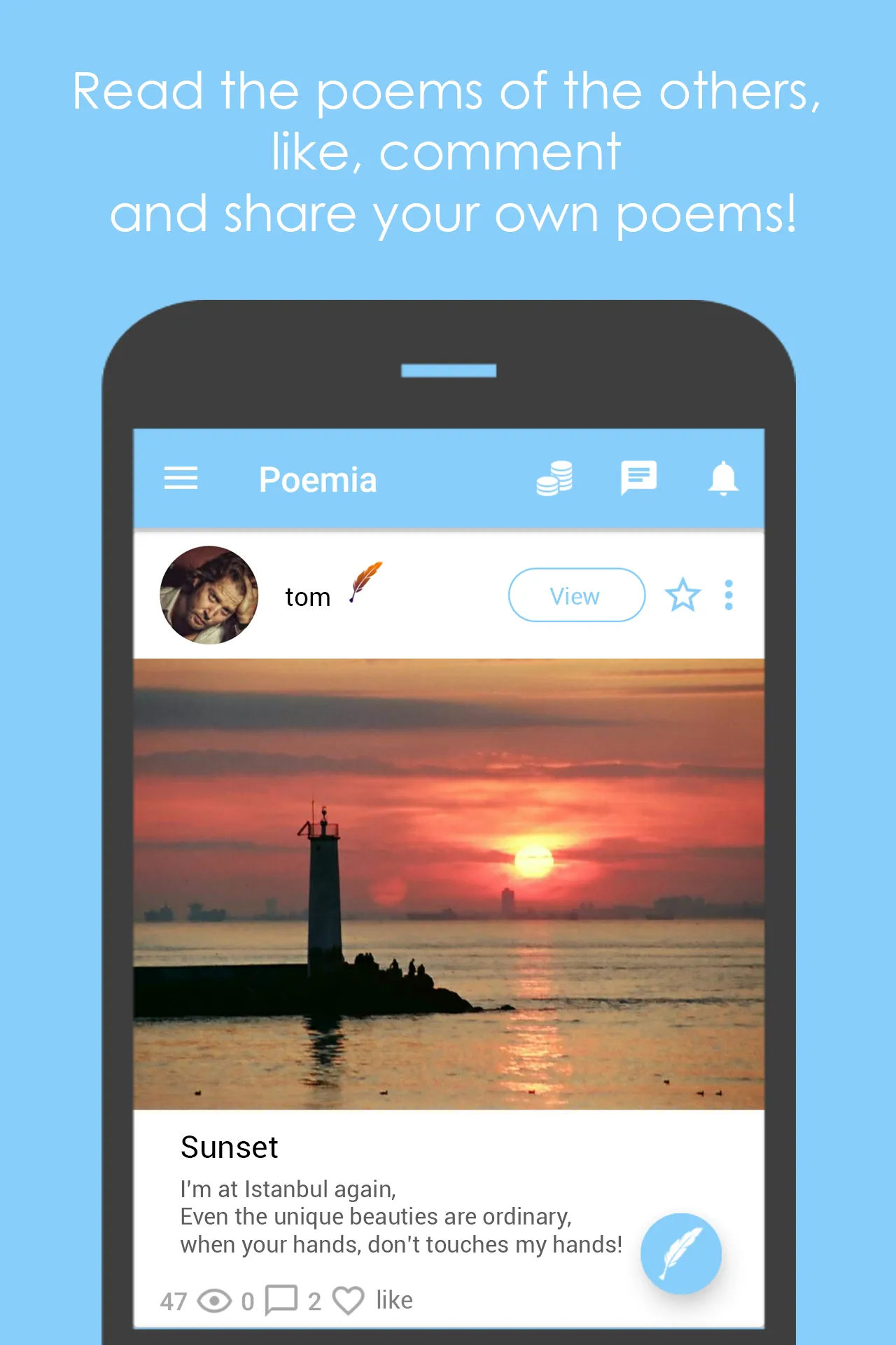 Poemia - Poems & Poets | Indus Appstore | Screenshot