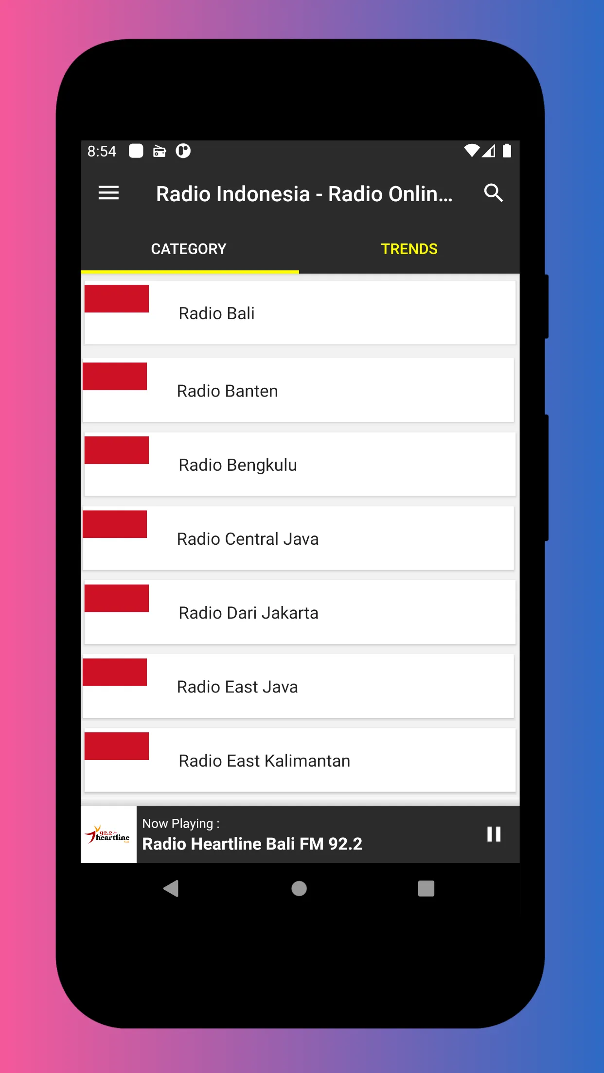 Radio Indonesia - Radio Online | Indus Appstore | Screenshot