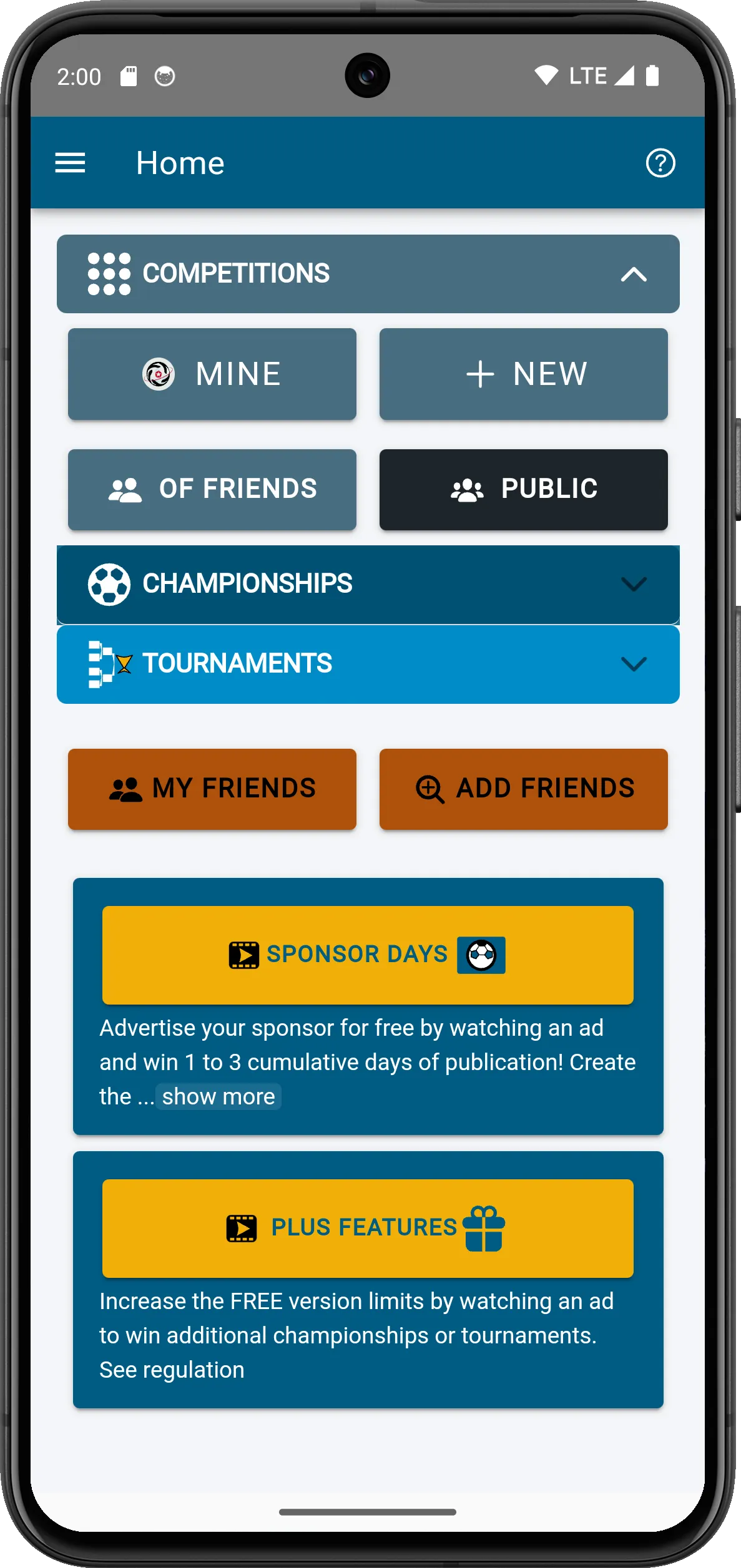 Championships and Tournaments | Indus Appstore | Screenshot