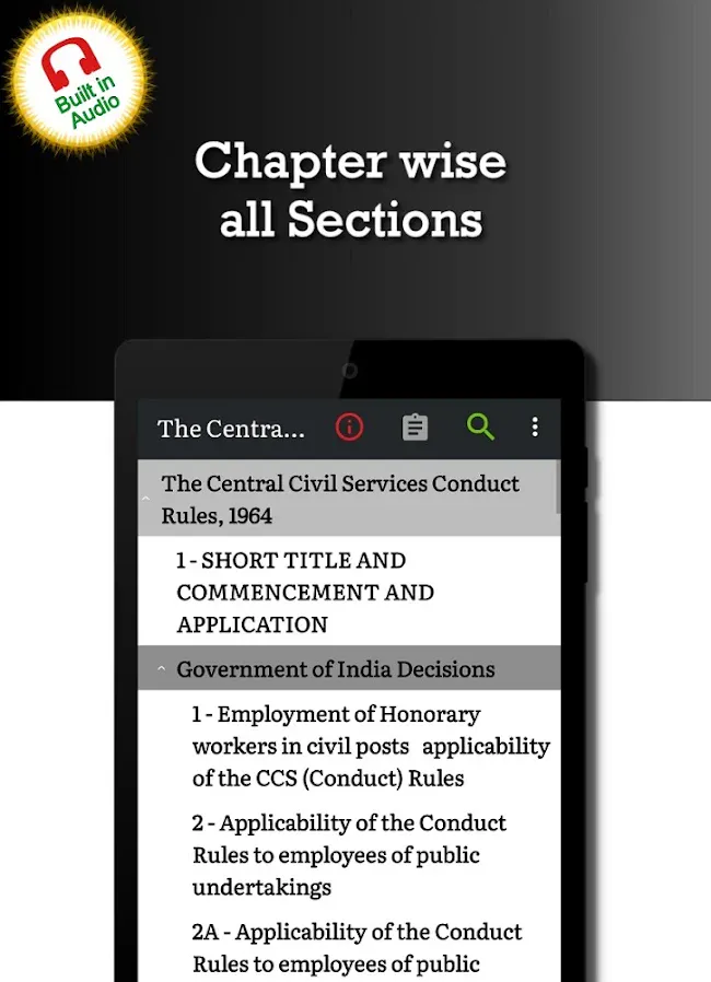 CCS (CONDUCT) RULES 1964 | Indus Appstore | Screenshot