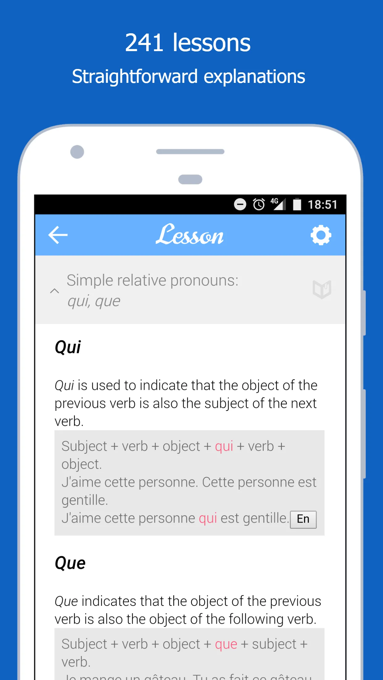 Dr French, French grammar | Indus Appstore | Screenshot