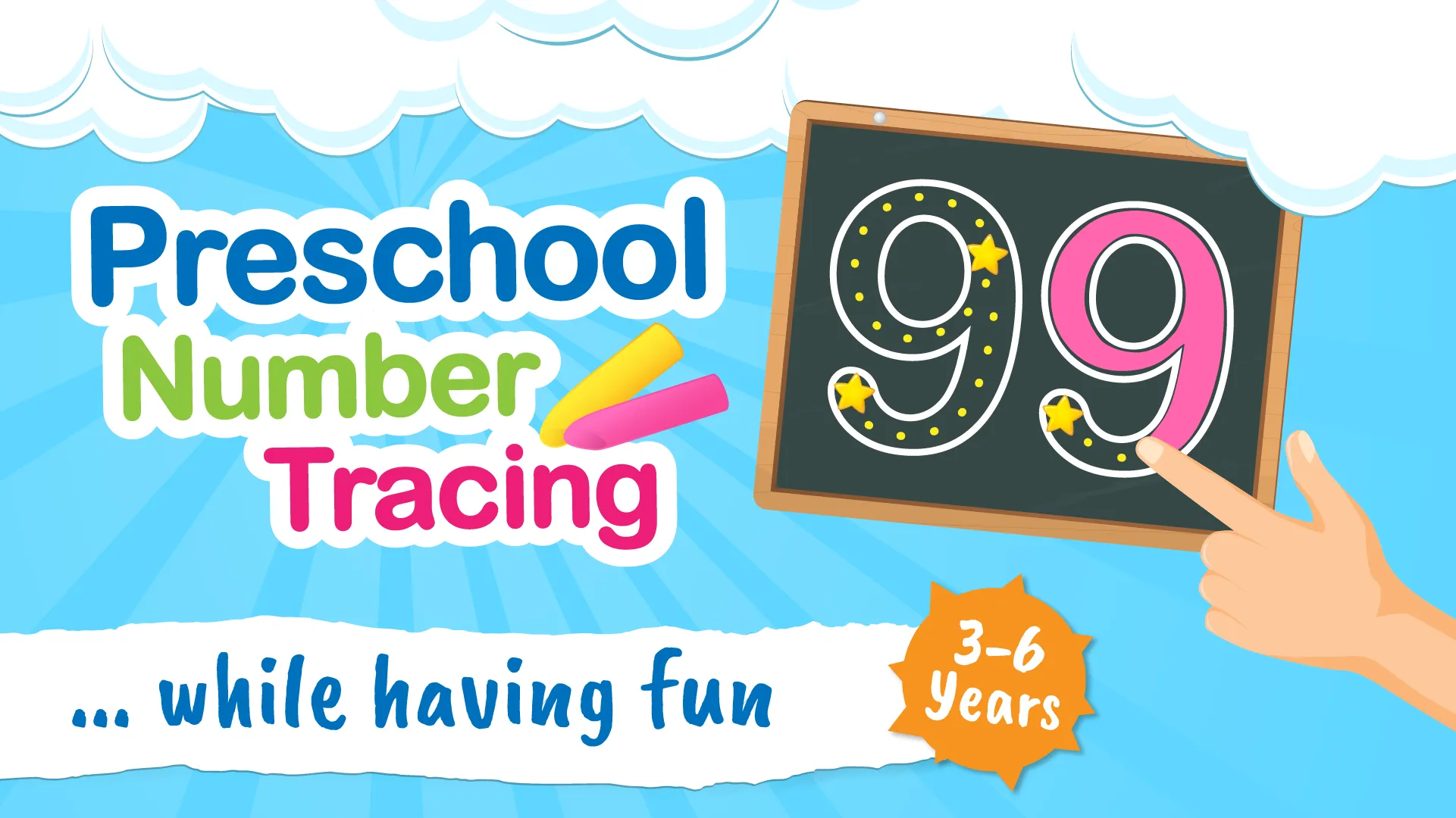 Preschool Number Tracing 1-99 | Indus Appstore | Screenshot