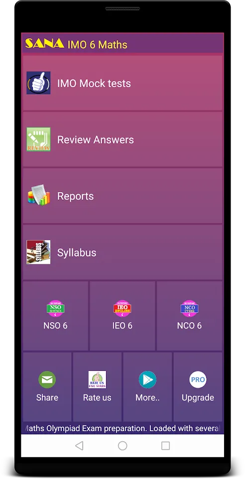 IMO 6 Maths Olympiad | Indus Appstore | Screenshot