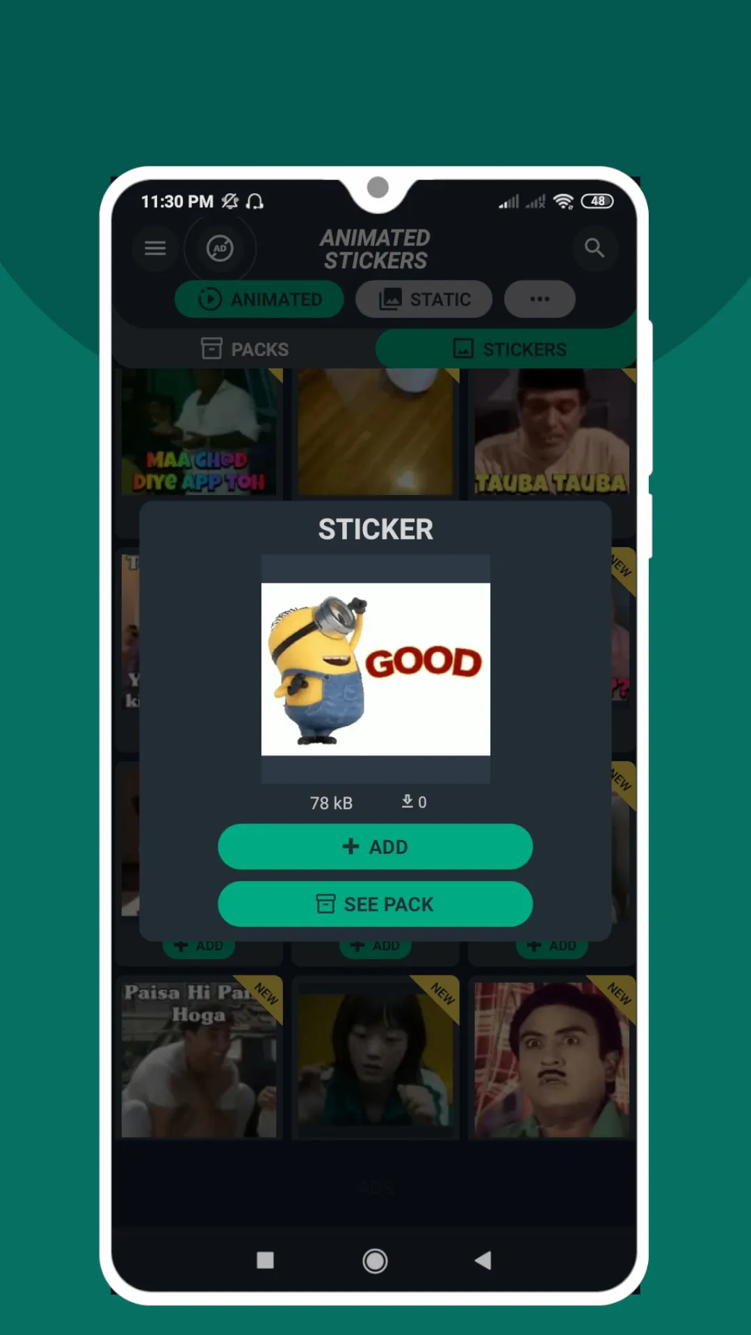 Animated Stickers Maker | Indus Appstore | Screenshot