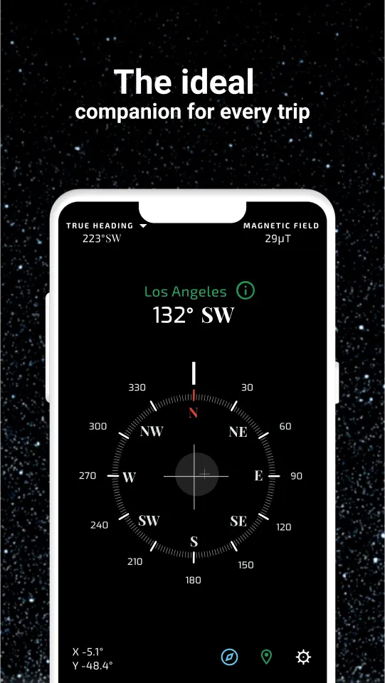 Compass: Direction Compass | Indus Appstore | Screenshot