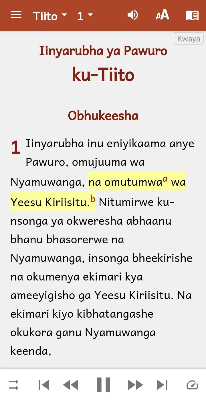 Kwaya Bible with Swahili | Indus Appstore | Screenshot