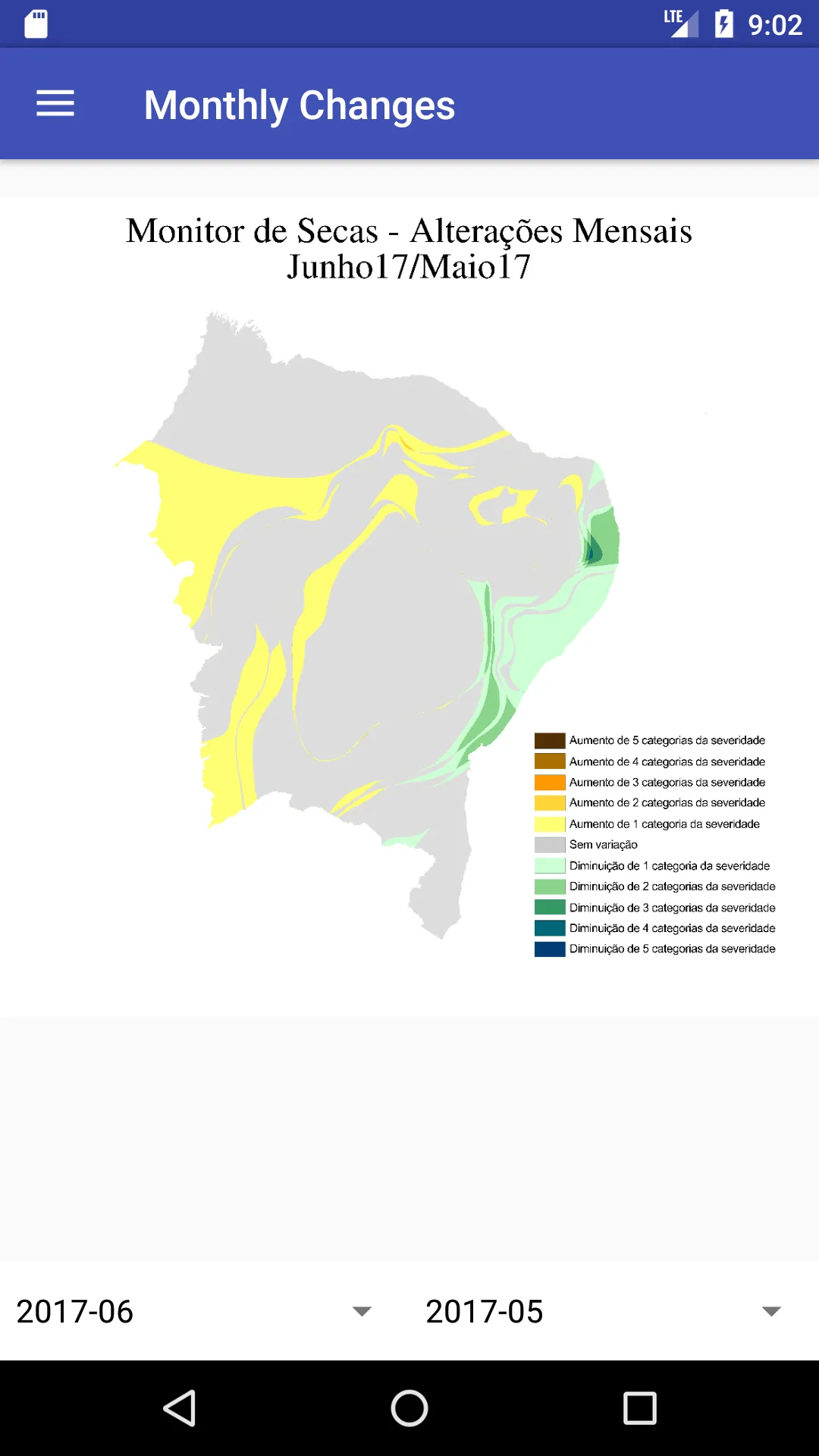 Brazil Drought Monitor | Indus Appstore | Screenshot