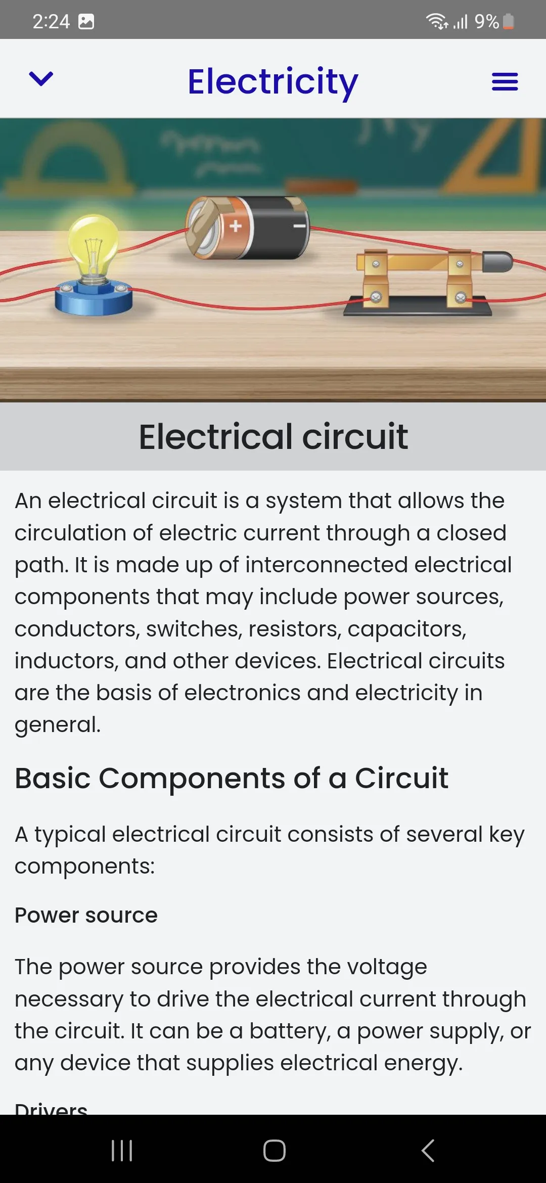 Electricity Course | Indus Appstore | Screenshot