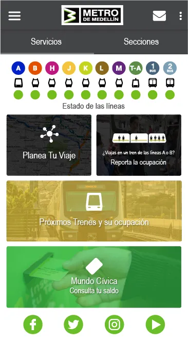 Metro de Medellín (Oficial) | Indus Appstore | Screenshot