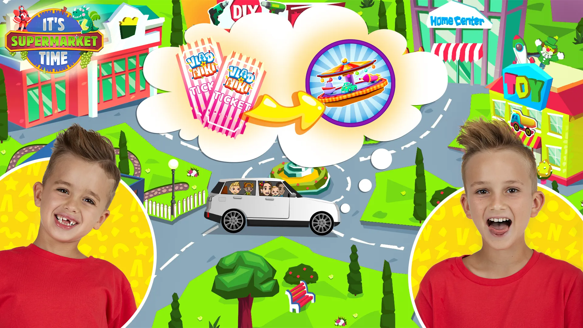 Vlad & Niki Supermarket game | Indus Appstore | Screenshot