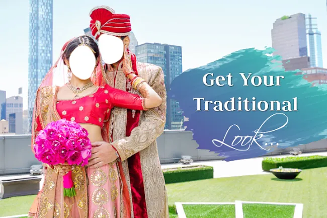 Couple Traditional Photo Suits | Indus Appstore | Screenshot