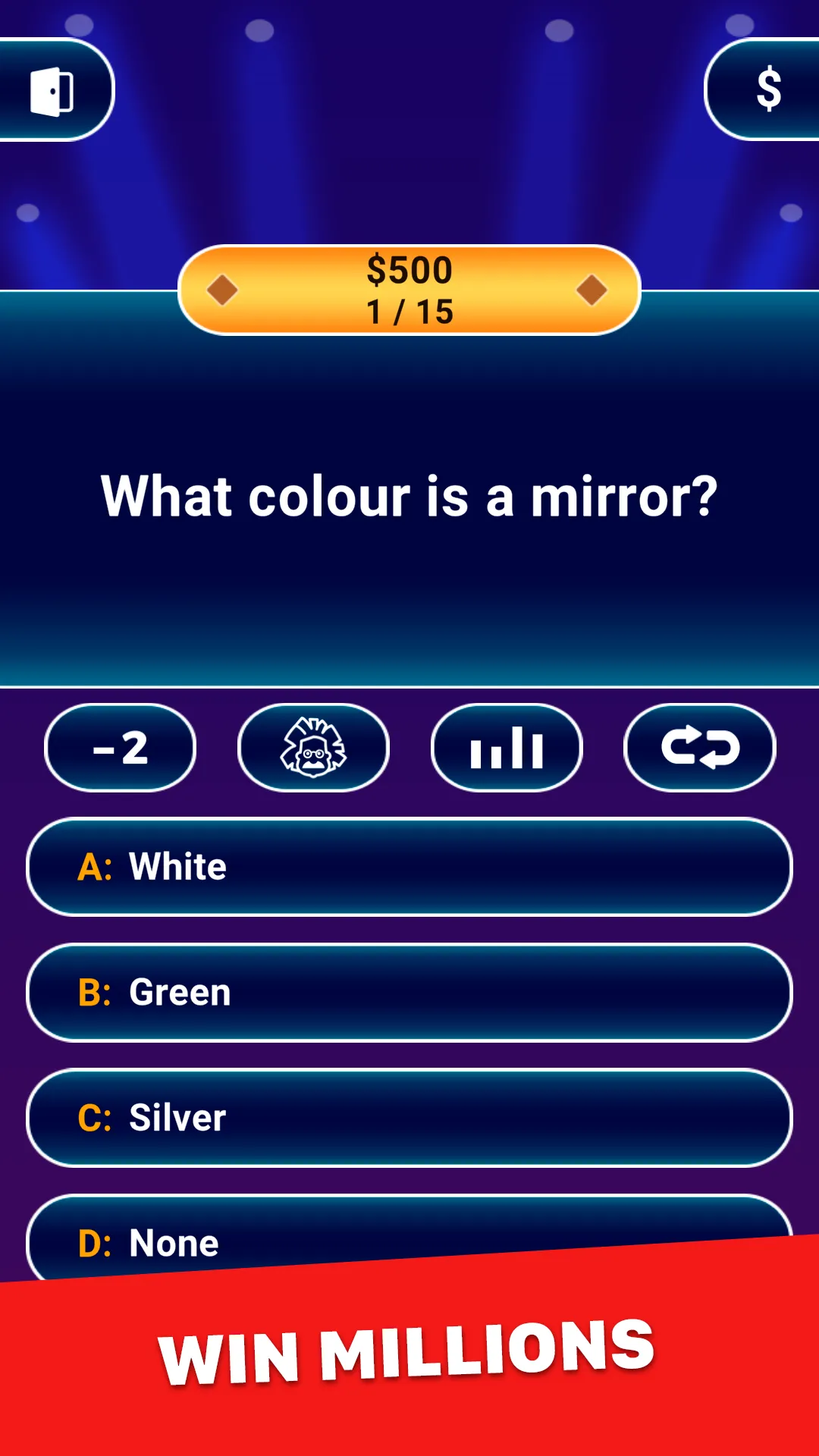 Millionaire 2025 - Trivia Game | Indus Appstore | Screenshot