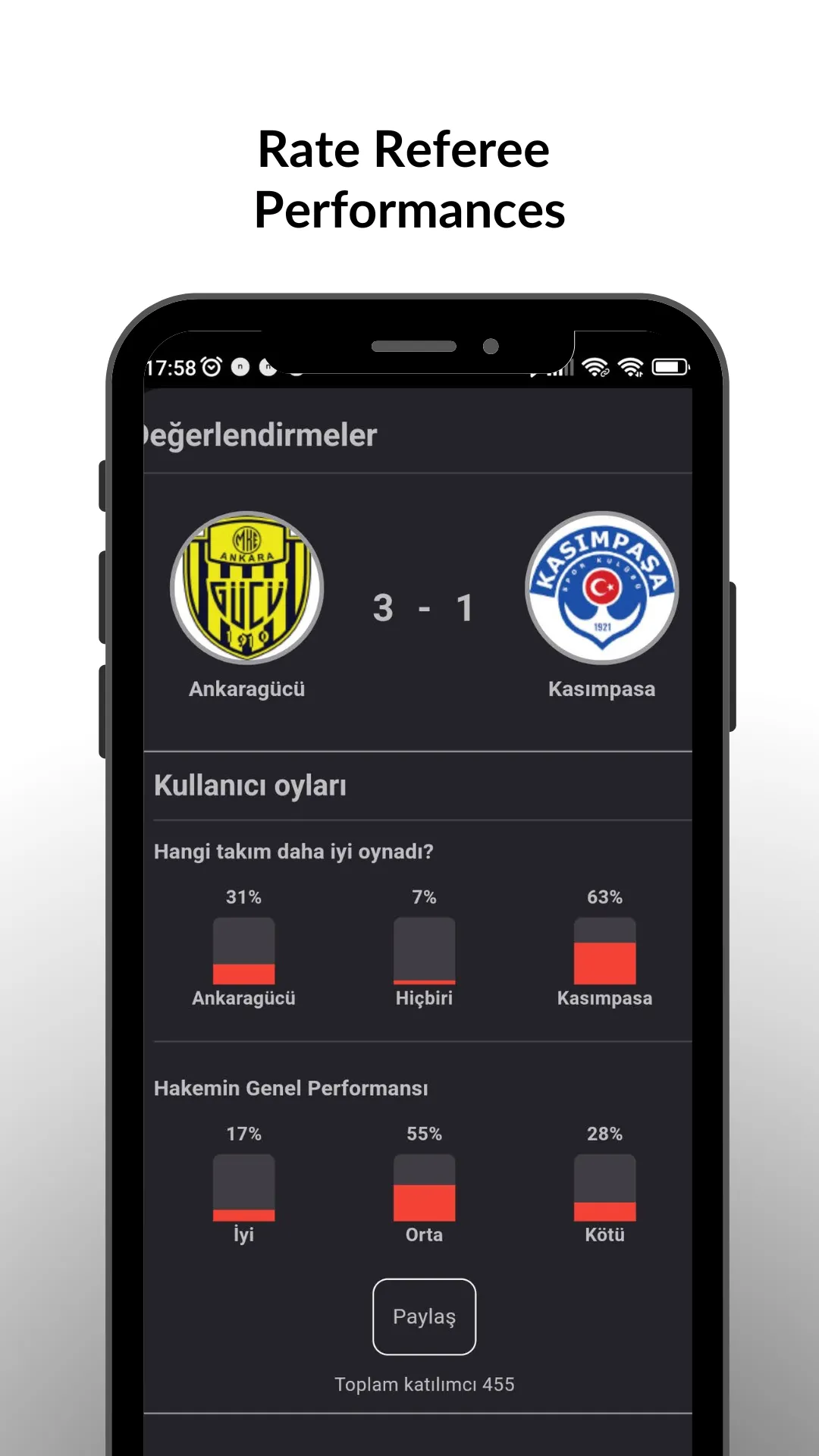 FairPlay - Rate Matches & Refs | Indus Appstore | Screenshot