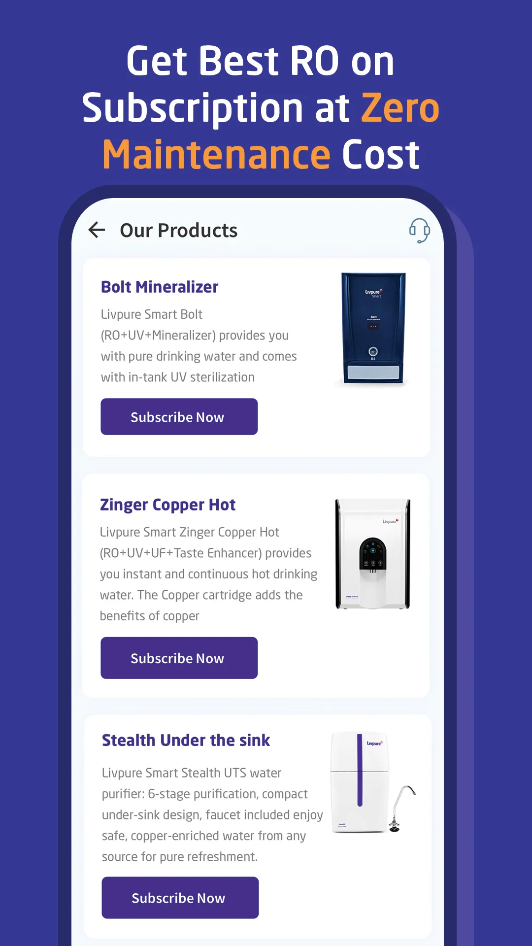Livpure Smart | Indus Appstore | Screenshot