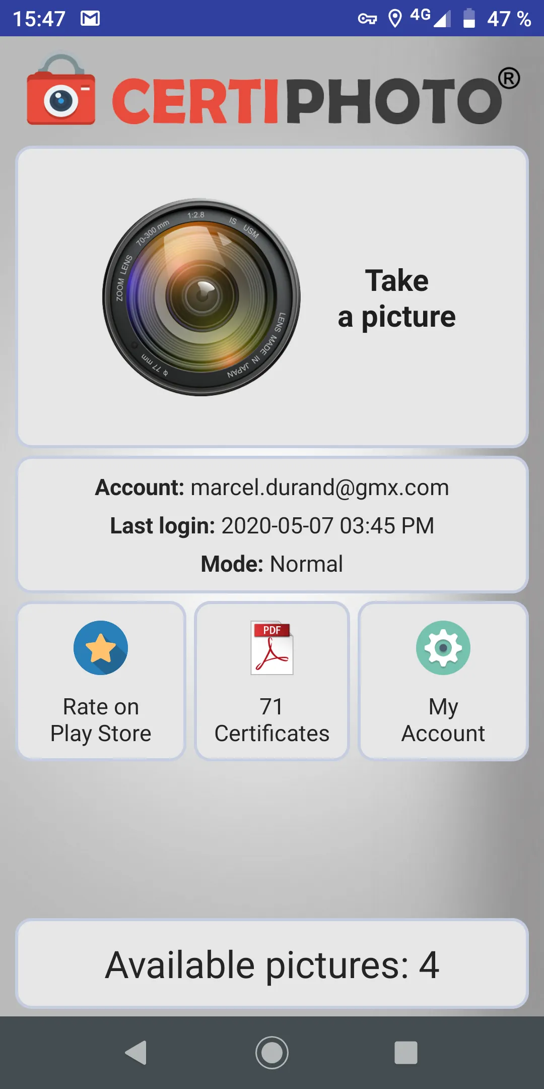 CertiPhoto | Indus Appstore | Screenshot