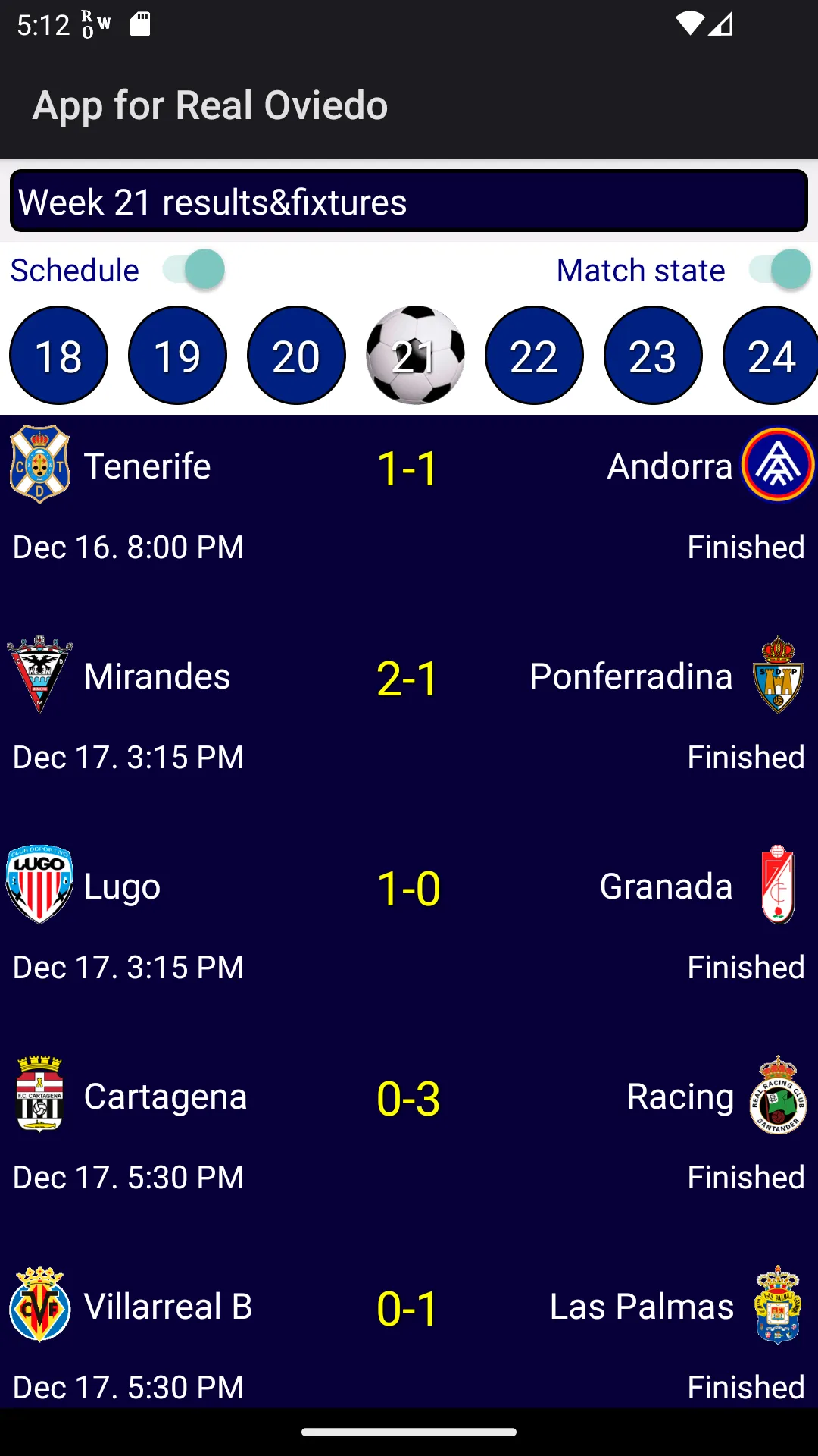 App for Real Oviedo | Indus Appstore | Screenshot