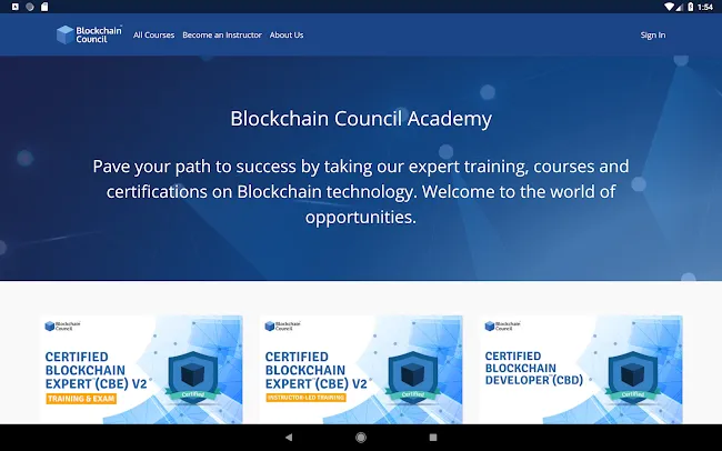 Blockchain Council Academy | Indus Appstore | Screenshot