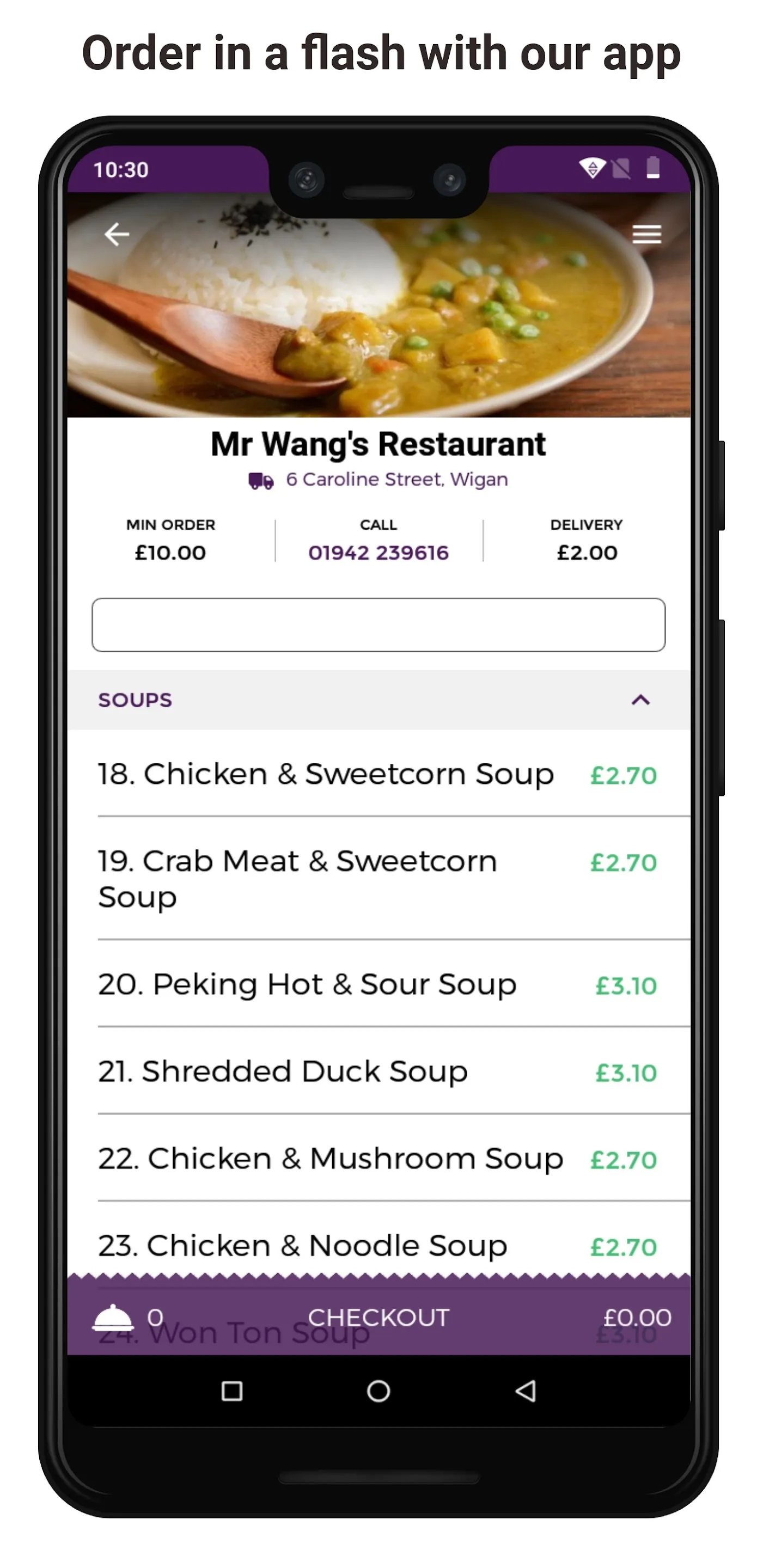 Mr Wang's Restaurant | Indus Appstore | Screenshot