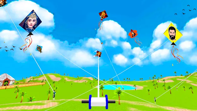 Osman Gazi kite flying 3d game | Indus Appstore | Screenshot