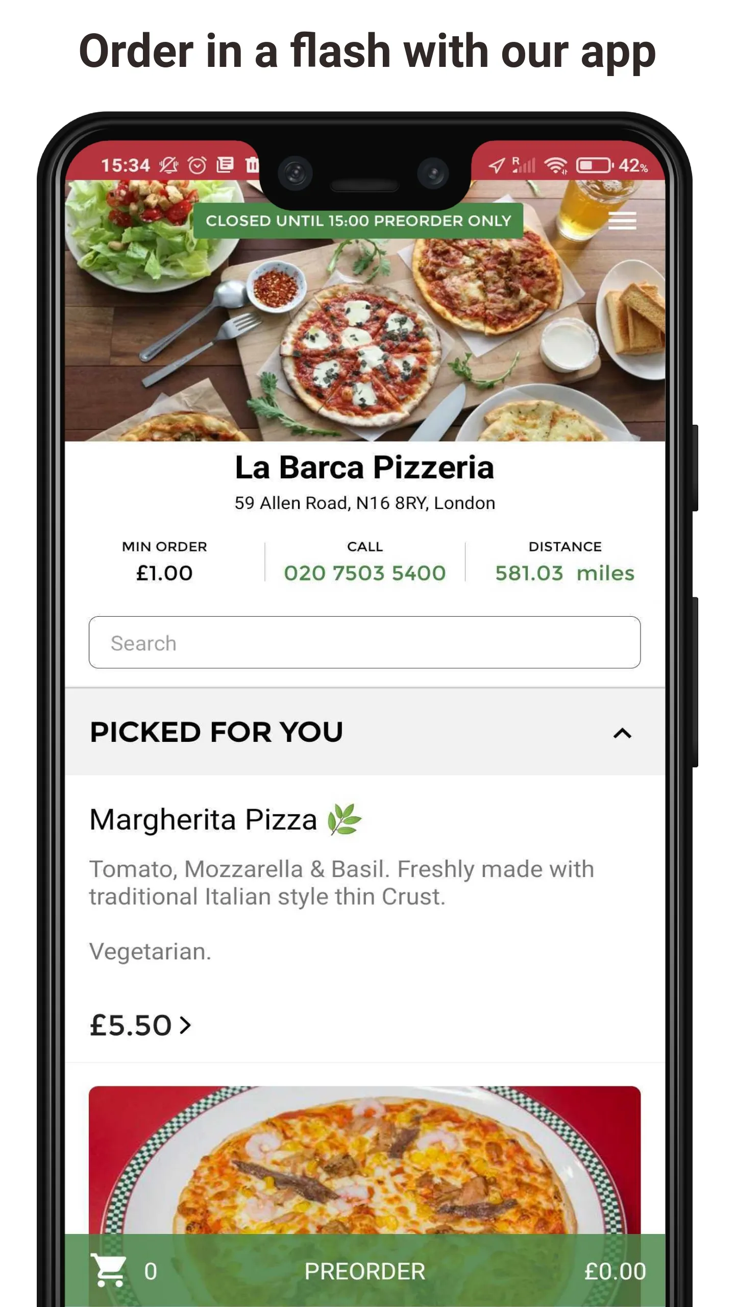 La Barca Pizzeria | Indus Appstore | Screenshot