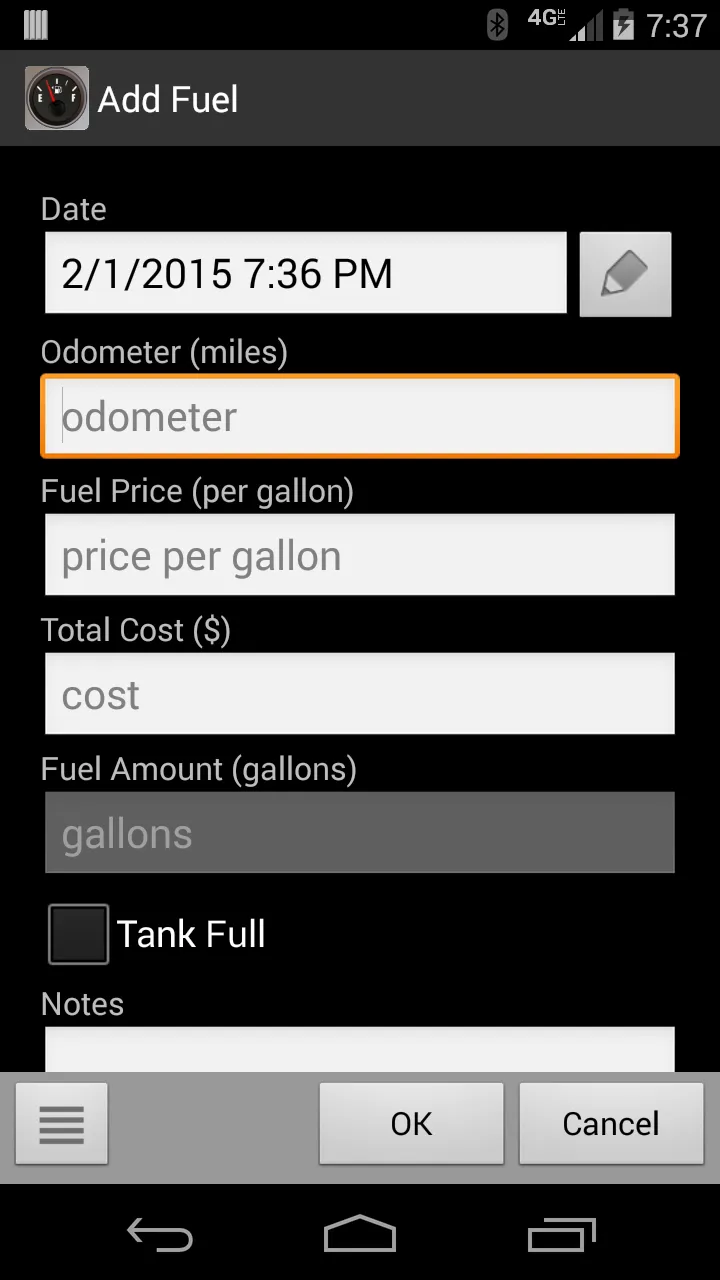 FillUp - Gas Mileage Log | Indus Appstore | Screenshot